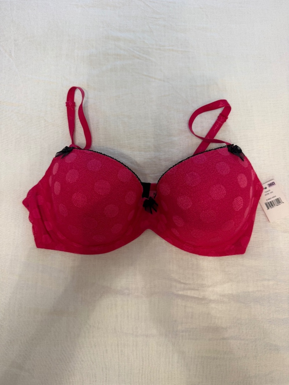 Brand New BETSEY JOHNSON Balconette Bra - Size 36D